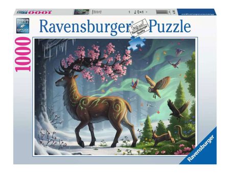 1,000-Piece Puzzle -  Spring Deer  on Sale