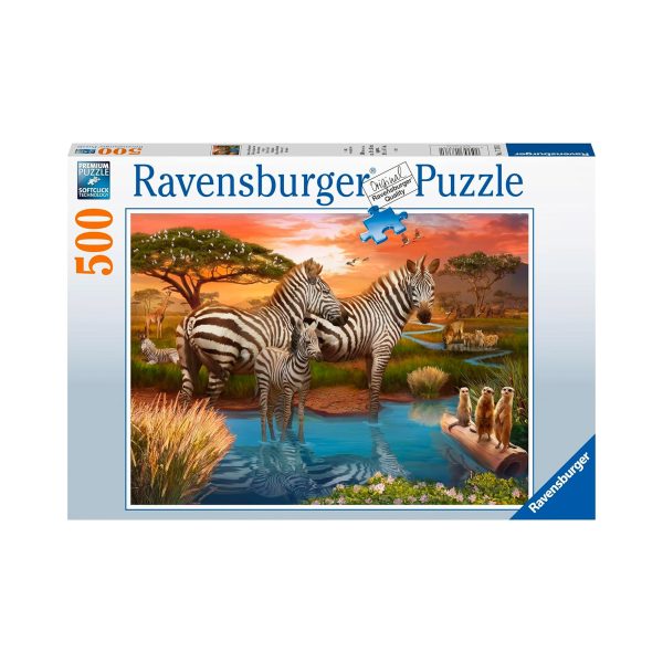 500-Piece Puzzle -  Zebra  Discount