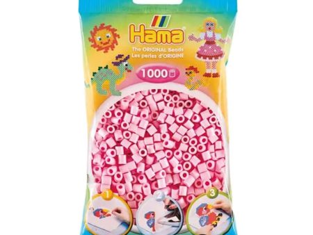 1,000-Pack Hama Midi Beads - Pastel Pink Online Sale