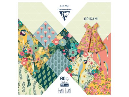 60-Sheet Origami Kit - Kiribati Hot on Sale