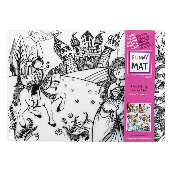 Funny Mat Colouring Placemat - Princess on Sale