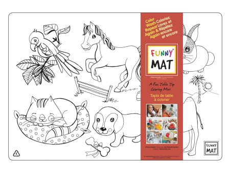 Funny Mat Colouring Placemat - Playful Supply