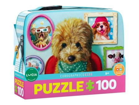 100-Piece Puzzle Lunch Box -  Dinner Time  Hot on Sale