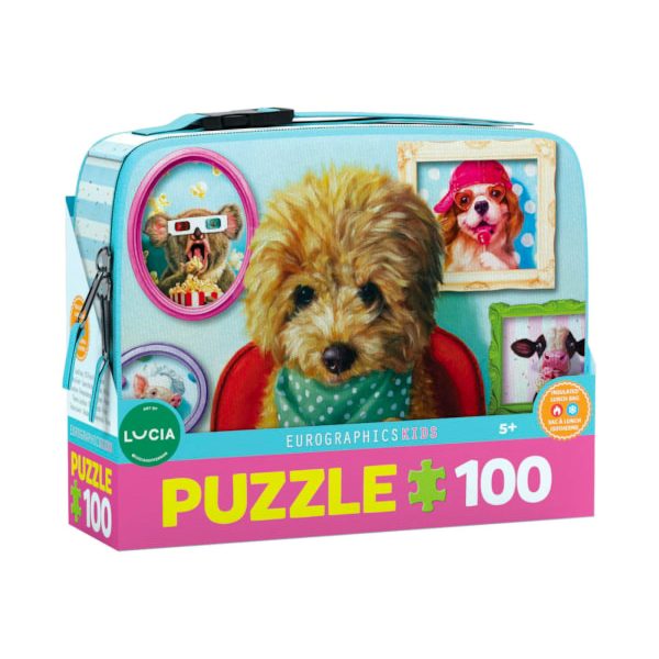 100-Piece Puzzle Lunch Box -  Dinner Time  Hot on Sale