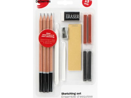 13-Piece Sketching Kit Discount