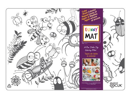 Funny Mat Colouring Placemat - Bugs Online Hot Sale