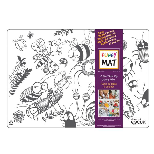 Funny Mat Colouring Placemat - Bugs Online Hot Sale