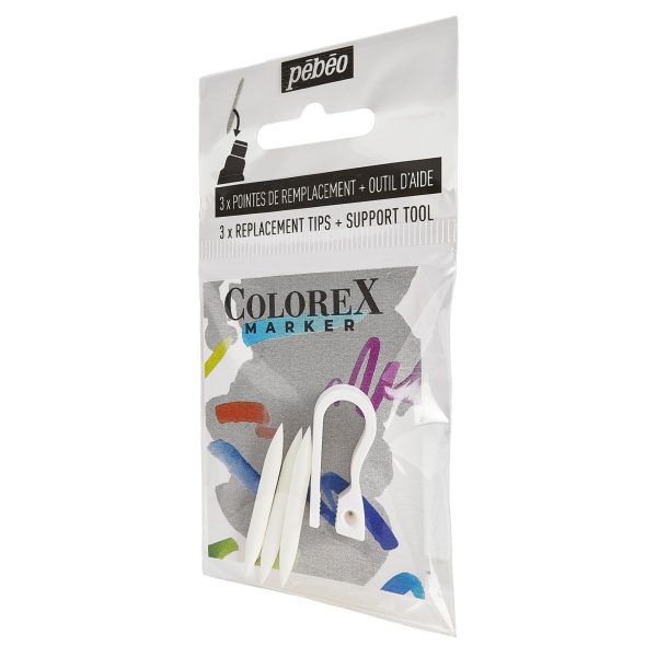 3-Pack Replacement Tips for Colorex Watercolour Markers Fashion