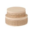 2-Pack Papier-Mâché Braided Baskets - Round Sale