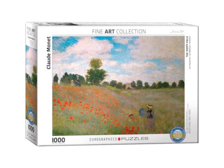 1,000-Piece Puzzle -  The Poppy Field  For Discount