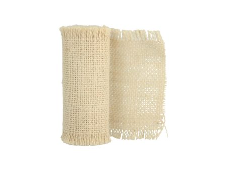 Burlap jute ribbon 10 cm x 1 m on Sale