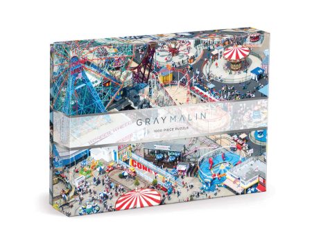 1,000-Piece Puzzle -  Coney Island  For Sale