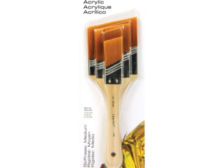 3-Pack Taklon Brushes - Angular on Sale