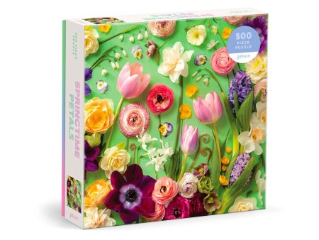 500-Piece Puzzle -  Springtime Petals  Hot on Sale