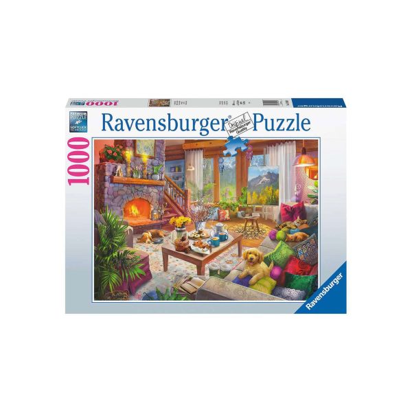 1,000-Piece Puzzle -  Cosy Cabin  Online now